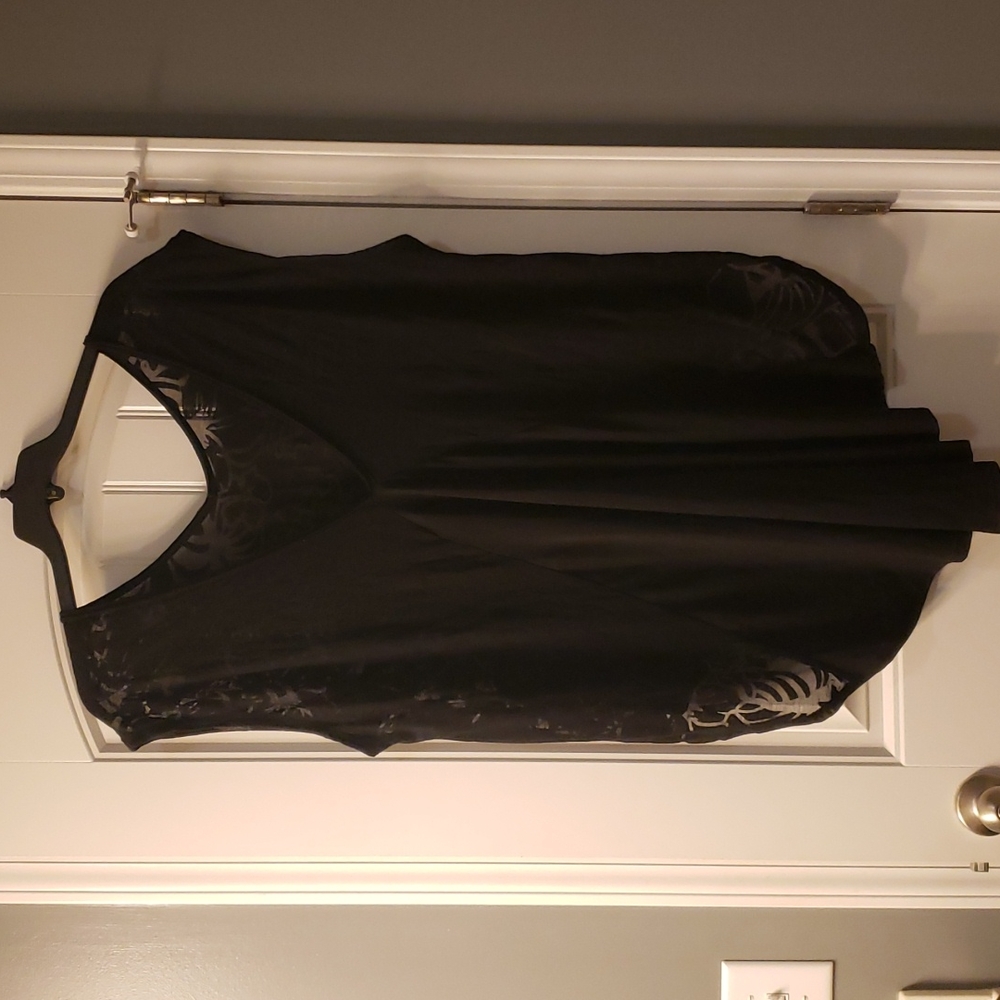 NWT 22/24 Black Lane Bryant Swim Cover-up